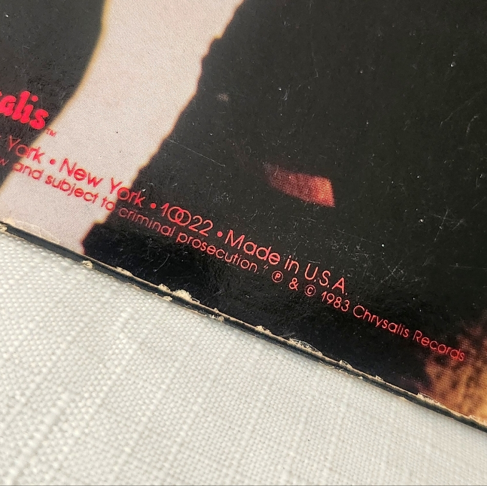 BILLY IDOL Rebel Yell Vinyl LP 1983 Chrysalis Records FV 41450 Lyric Punk Rock - Picture 5 of 10